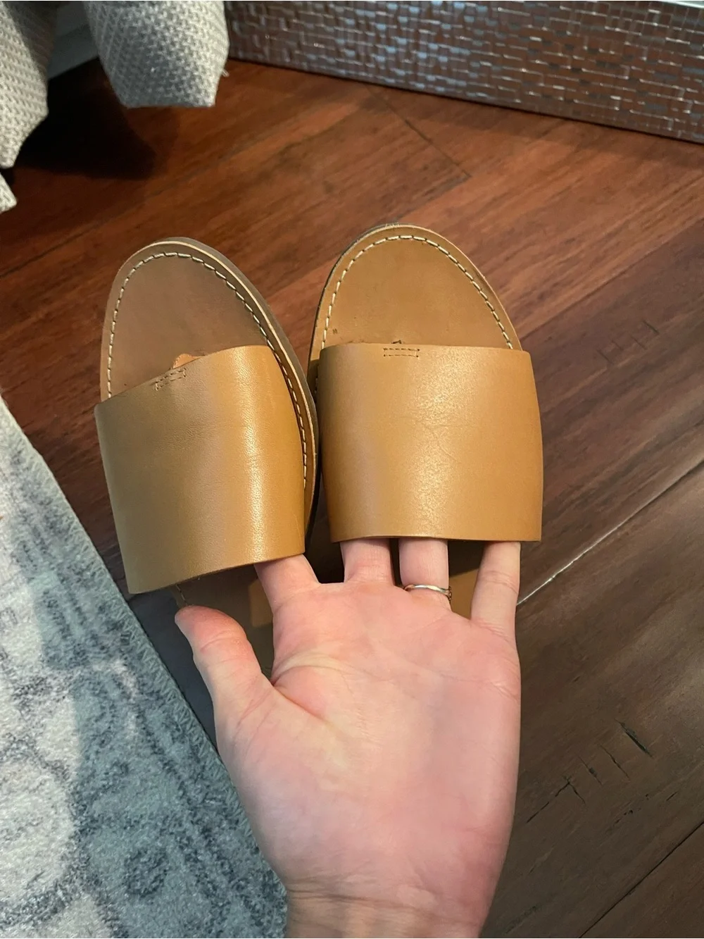 Madewell Boardwalk post slide sandal - Picture 2 of 4